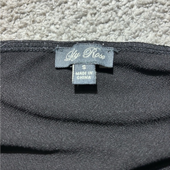 Lily Rose, black sparkly small top - Picture 4 of 4